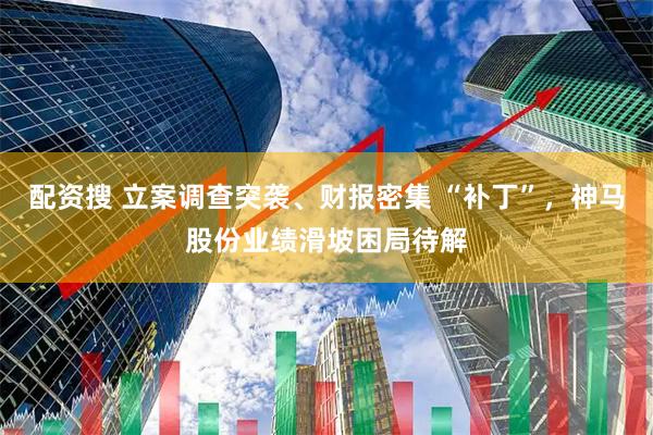配资搜 立案调查突袭、财报密集 “补丁”，神马股份业绩滑坡困局待解