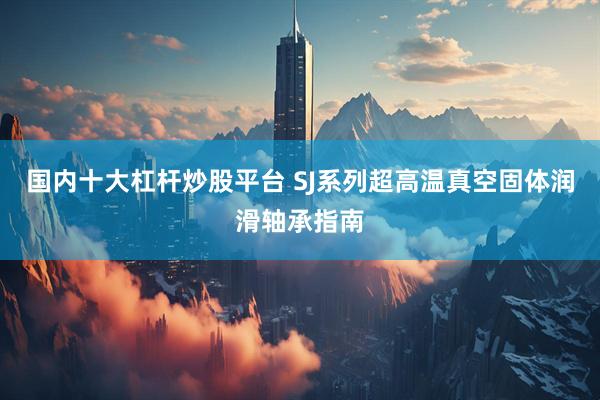 国内十大杠杆炒股平台 SJ系列超高温真空固体润滑轴承指南