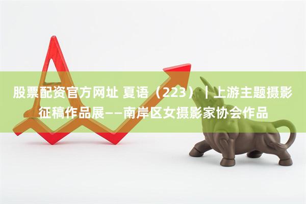 股票配资官方网址 夏语(223)|上游主题摄影征稿作品展——南岸区女摄影家协会作品